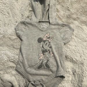 Disney Baby Gray Hoodie Onesie